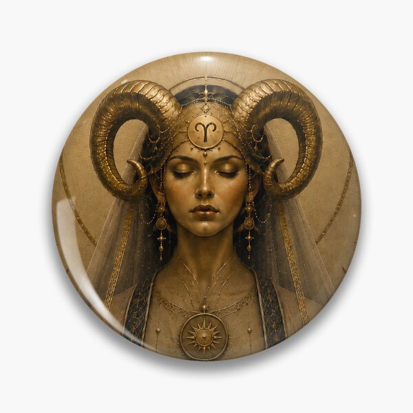 Item preview, Aries – The Sacred Flame | Mystical Zodiac Goddess designed and sold by SacredLensV.