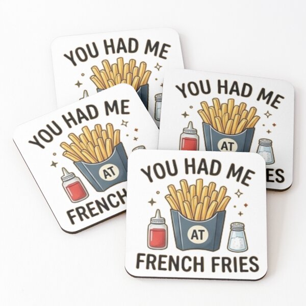 Item preview, You Had Me at French Fries — Funny Fries Lover Design designed and sold by Tipsy24.