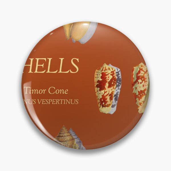 Item preview, Vintage Shell Poster Digital Prints (Orange) designed and sold by MarinePrints.