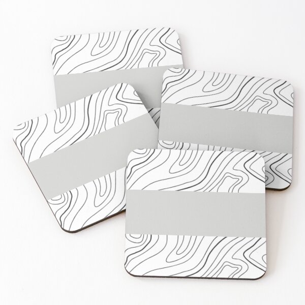 Item preview, Minimalist Organic Wavy Lines – Neutral Gray & Muted Olive Abstract Pattern designed and sold by Daily Mood Studio.