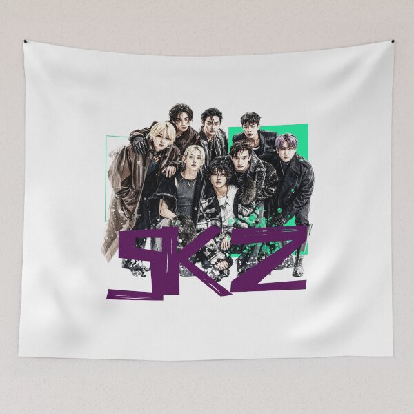 Item preview, SKZ Korean Boy Band FAN ART designed and sold by selvashop.