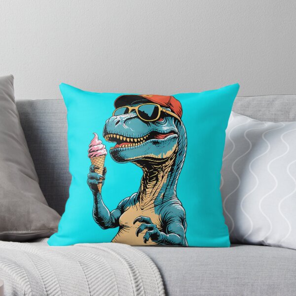 Item preview, Funny Dinosaur Summer Art designed and sold by Structure-Blue.