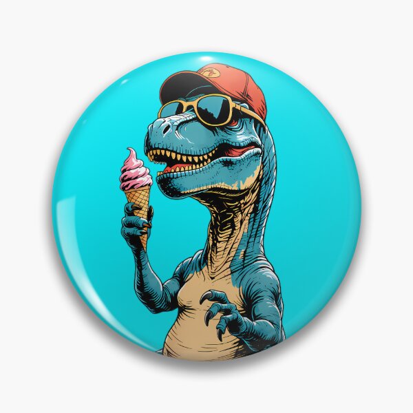 Item preview, Funny Dinosaur Summer Art designed and sold by Structure-Blue.