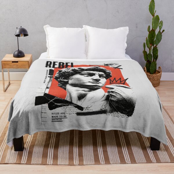 Item preview, Rebel David Statue - Greek Sculpture Grunge Collage designed and sold by ERODED SELF.