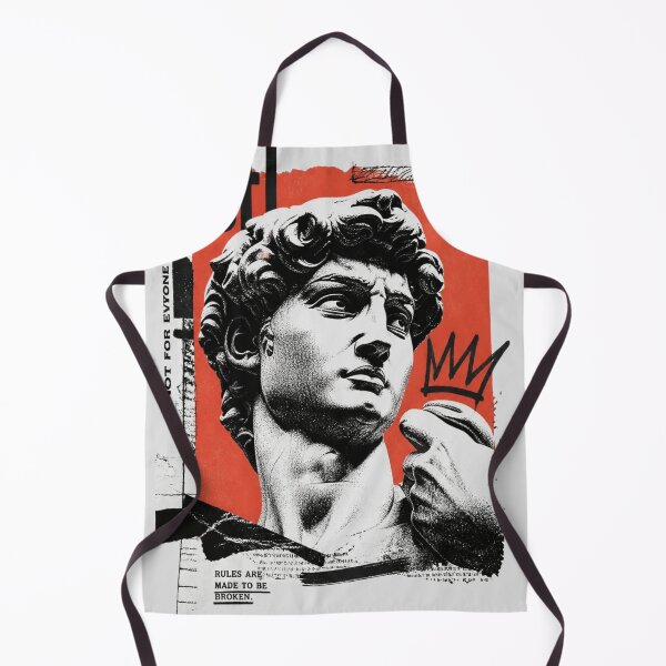 Item preview, Rebel David Statue - Greek Sculpture Grunge Collage designed and sold by ERODED SELF.