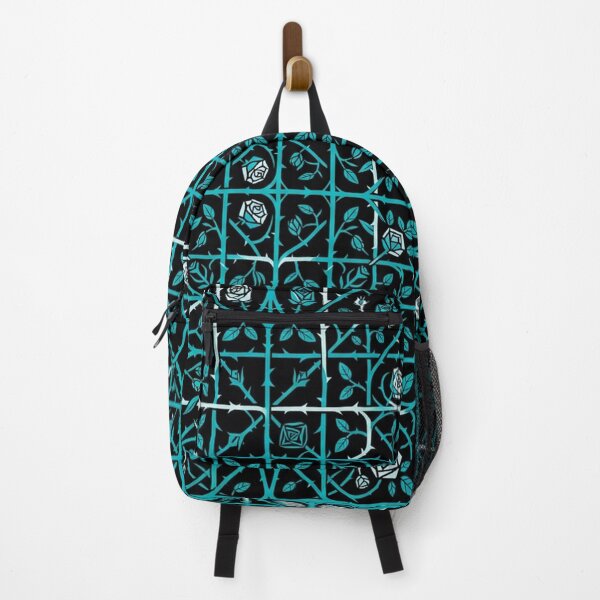 Item preview, Dark Cyan Rose Garden Pattern designed and sold by Owcomm.