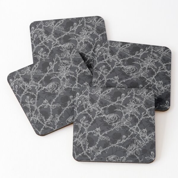 Item preview, Gothic Rose Thorns Dark Floral Pattern designed and sold by Owcomm.