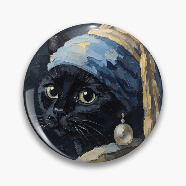 Item preview, The Young Cat with a Pearl Earring, Johannes Vermeer designed and sold by HeyGlad.