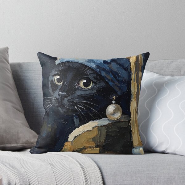 Item preview, The Young Cat with a Pearl Earring, Johannes Vermeer designed and sold by HeyGlad.