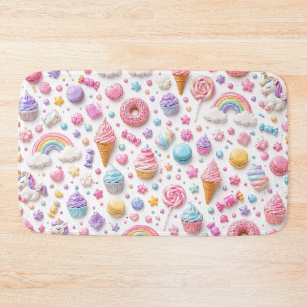 Item preview, Pastel Candy Dream – Rainbow Sweets & Kawaii Treats Pattern designed and sold by HO•Designs.