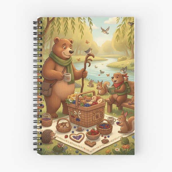 Item preview, Woodland Gathering | Happy Beaver Adventures designed and sold by Clothes With Smiling Animals Walt Gral.