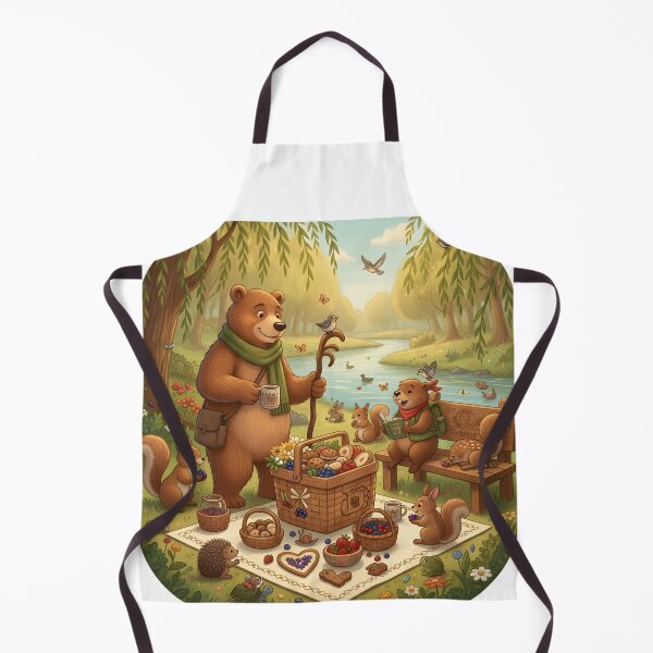 Item preview, Woodland Gathering | Happy Beaver Adventures designed and sold by Clothes With Smiling Animals Walt Gral.