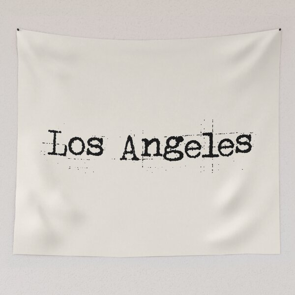 Item preview, Los Angeles City Grunge Retro Typewriter Vintage Typography designed and sold by FemmePod.