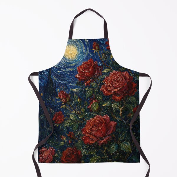 Item preview, Red Roses Under Moonlight Romantic Floral Night designed and sold by GutyzDesignsES.