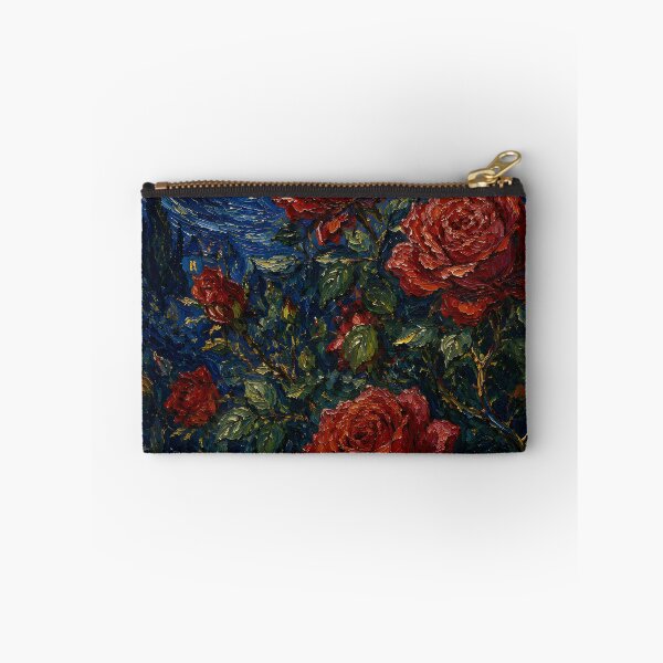 Item preview, Red Roses Under Moonlight Romantic Floral Night designed and sold by GutyzDesignsES.