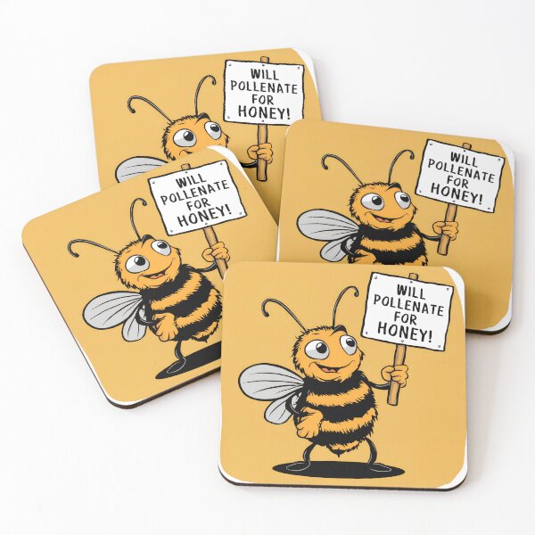 Item preview, Will Pollenate for Honey designed and sold by MugsAndDuds.