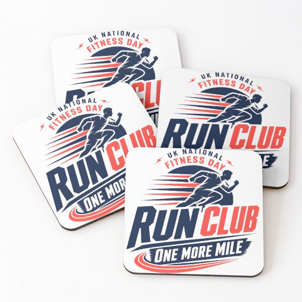 Item preview, UK National Fitness Day Run Club One More Mile designed and sold by BearLoveDesign.