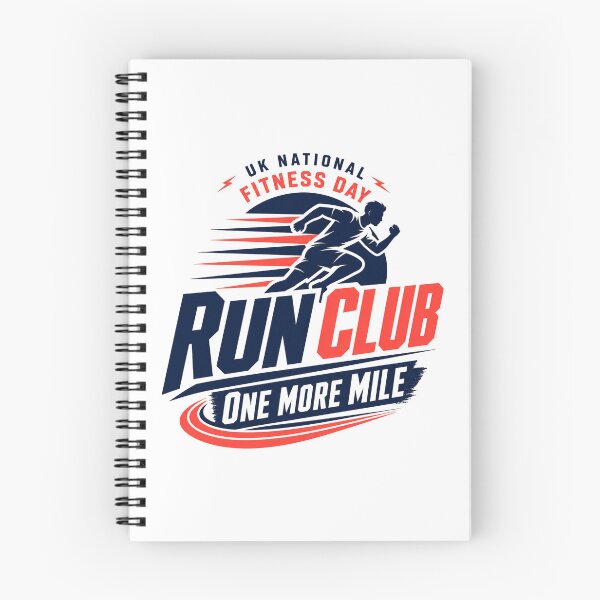 Item preview, UK National Fitness Day Run Club One More Mile designed and sold by BearLoveDesign.