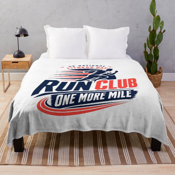Item preview, UK National Fitness Day Run Club One More Mile designed and sold by BearLoveDesign.