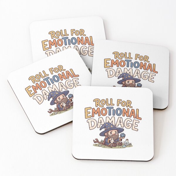 Item preview, Roll for Emotional Damage – Funny D&D RPG Sticker – Tabletop Gaming designed and sold by WaterWhisker.