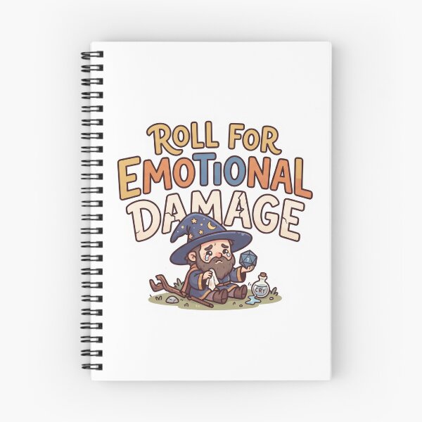 Item preview, Roll for Emotional Damage – Funny D&D RPG Sticker – Tabletop Gaming designed and sold by WaterWhisker.