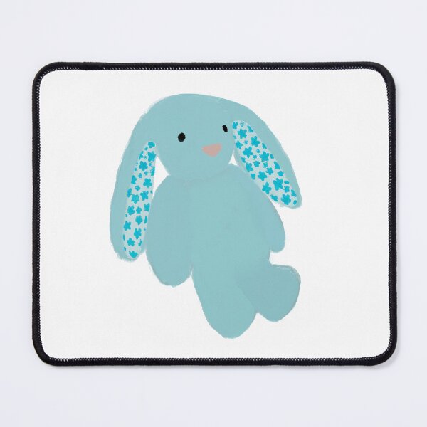 Item preview, blue bunny stuffed toy designed and sold by fairytalemuse.