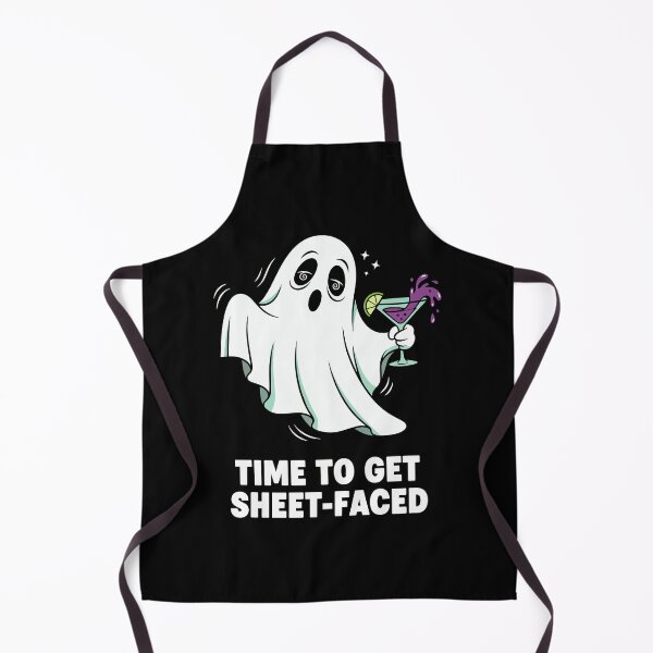 Item preview, Time to Get Sheet-Faced Purple Cocktail Ghost designed and sold by Uglyandcute.