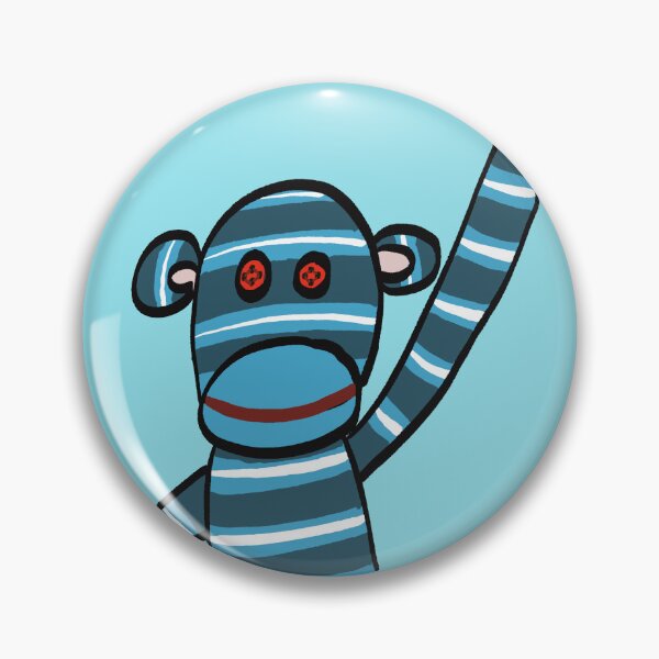 Item preview, Sock monkey designed and sold by SombreroDoodles.