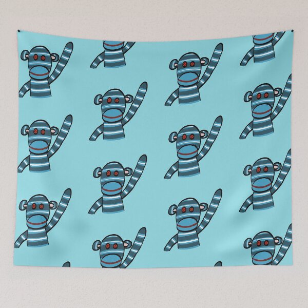 Item preview, Sock monkey designed and sold by SombreroDoodles.