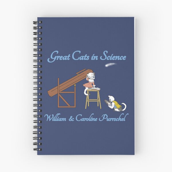 Item preview, Great Cats in Science - William & Caroline Purrschel designed and sold by T.K. Arispe.