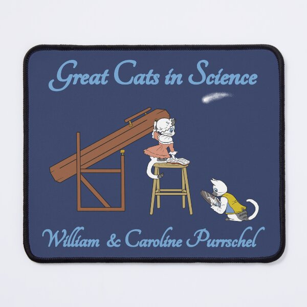Item preview, Great Cats in Science - William & Caroline Purrschel designed and sold by T.K. Arispe.