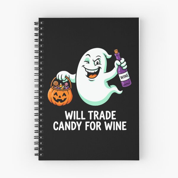 Item preview, Will Trade Candy for Wine Funny Ghost designed and sold by Uglyandcute.
