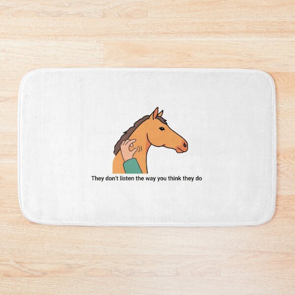Item preview, Horse Silhouette with Playful Human Hand designed and sold by NiftyWrx.