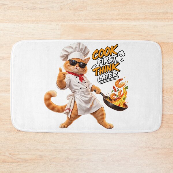 Item preview, Cook First Think Later designed and sold by KreatikaShop.
