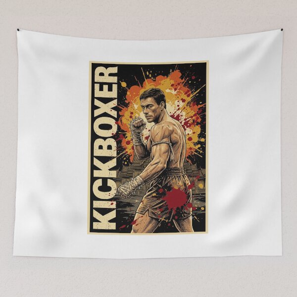 Item preview, Kickboxer Kurt Sloane Retro 90s Vintage Bootleg Style Martial Arts designed and sold by Thogan0416.