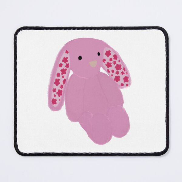 Item preview, pink bunny stuffed toy designed and sold by fairytalemuse.