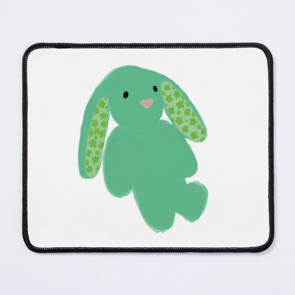 Item preview, green bunny stuffed toy designed and sold by fairytalemuse.