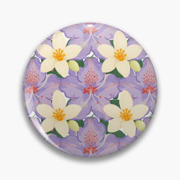 Item preview, Purple and white floral image designed and sold by ollvigb.
