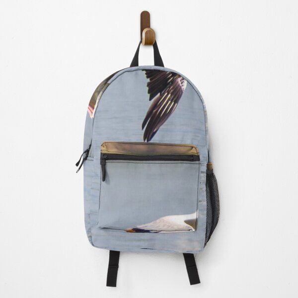 Item preview, Pelican Winged Reflection in Sky Blue Water designed and sold by South 500 Photography.