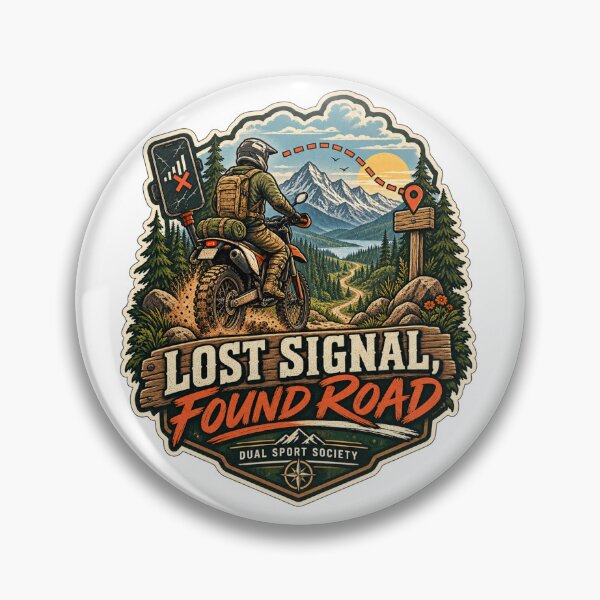 Item preview, Lost Signal Found Road Dual Sport Adventure designed and sold by TorqueTheoryLab.