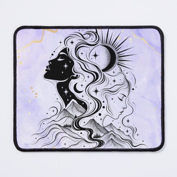 Item preview, Two Sides of One Mind Celestial Duality designed and sold by Kaurisdigital.