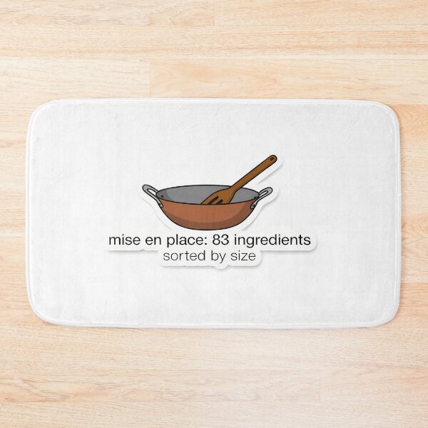 Item preview, Minimalist Wok & Ingredients Text designed and sold by NiftyWrx.