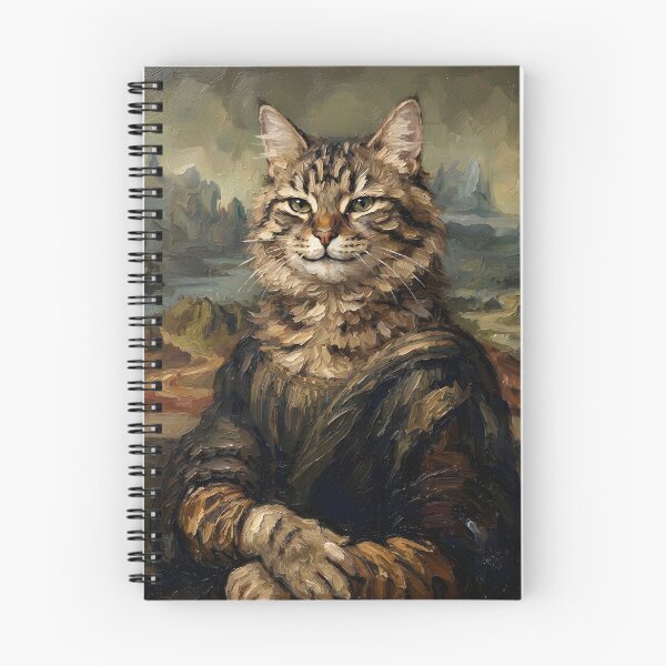 Item preview, Leonardo da Vinci's Mona Lisa Cat designed and sold by HeyGlad.