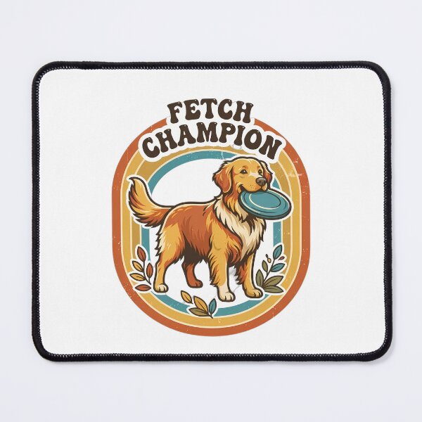 Item preview, Golden Retriever Holding Flying Frisbee designed and sold by SHOP-Corner.