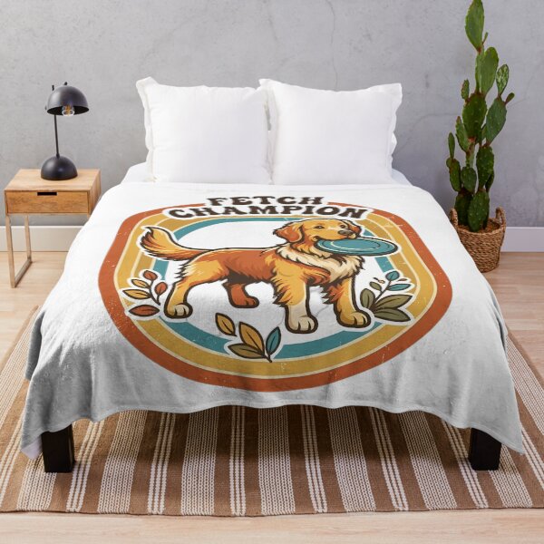 Item preview, Golden Retriever Holding Flying Frisbee designed and sold by SHOP-Corner.