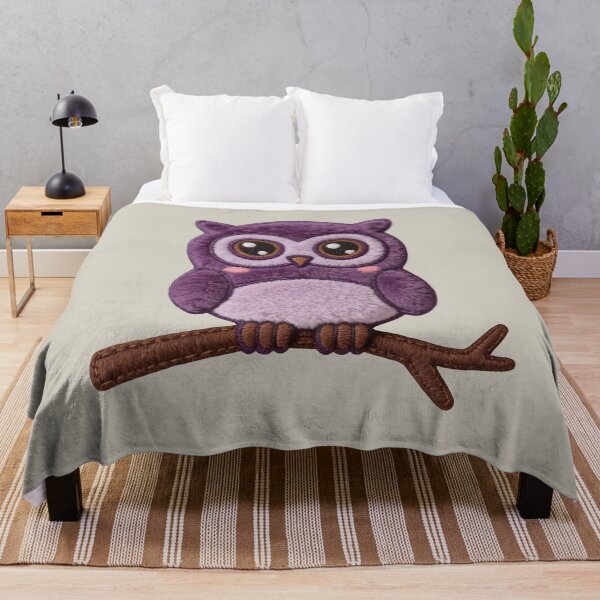 Item preview, Kawaii Woodland Owl - Cozy Autumn Forest Mascot designed and sold by thelexiverse.