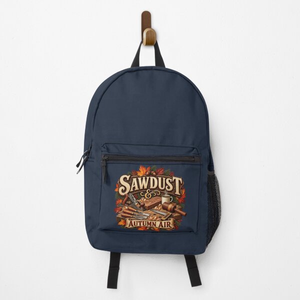 Item preview, Sawdust & Autumn Air – Fall Woodworker Carpenter Design designed and sold by astersgraphics.