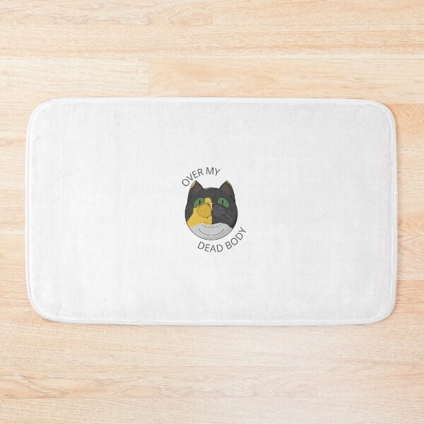 Item preview, over my dead body calico cat design designed and sold by RammingMelody.