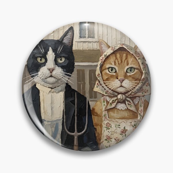 Item preview, Gatos góticos americanos designed and sold by HeyGlad.