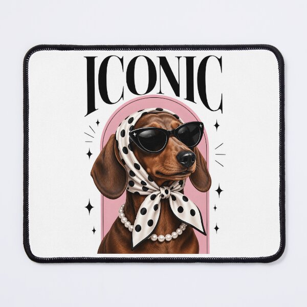 Item preview, Iconic Dachshund - Glamorous Retro Fashion Wiener Dog designed and sold by Channel1Design.